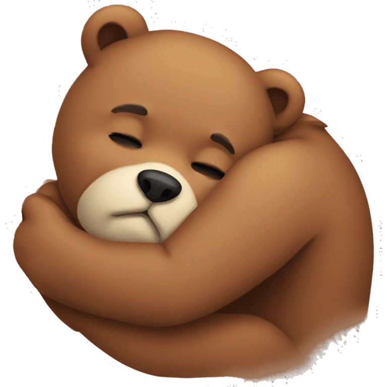 Bears cuddling emoji  emoji