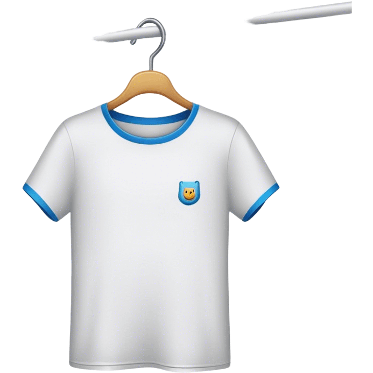 t-shirt on hanger dark emoji