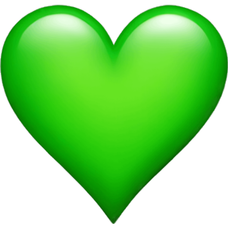 Green heart emoji