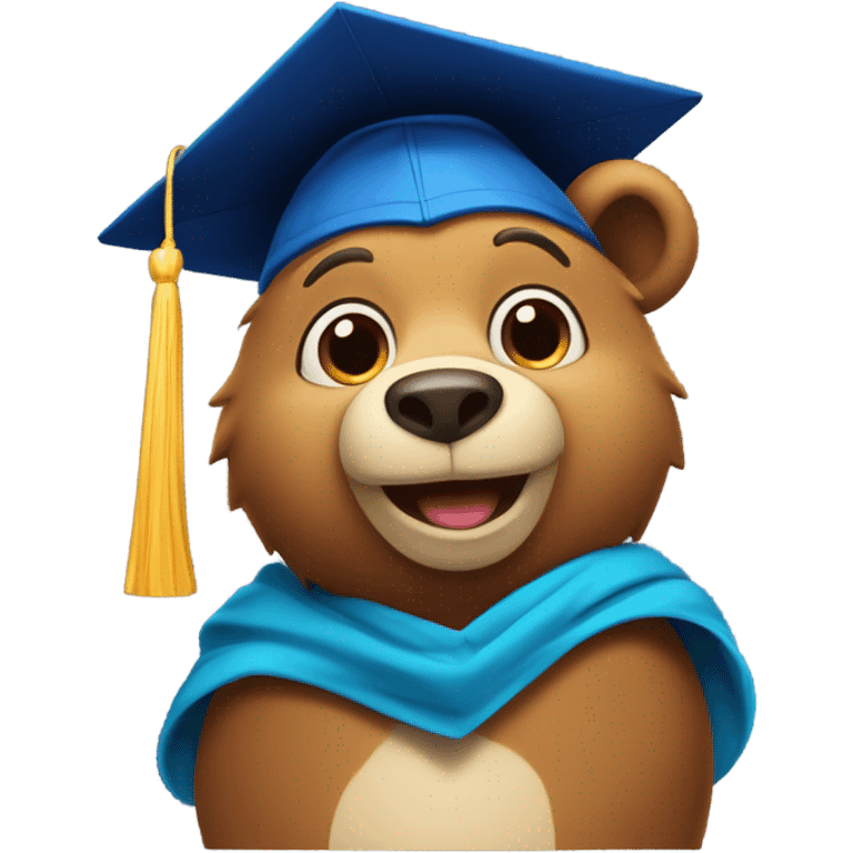 The bear from the album Graduation by Kanye West emoji