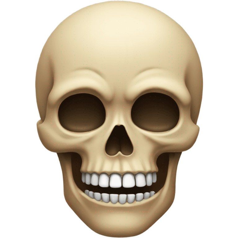 Moei Emoji With SKull emoji