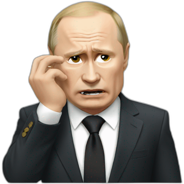 putin in pain emoji