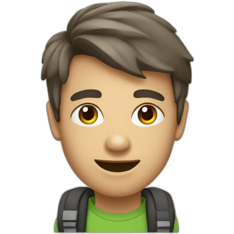 Youth hostel guest emoji