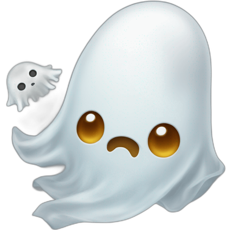 A ghost with a cappibara head emoji