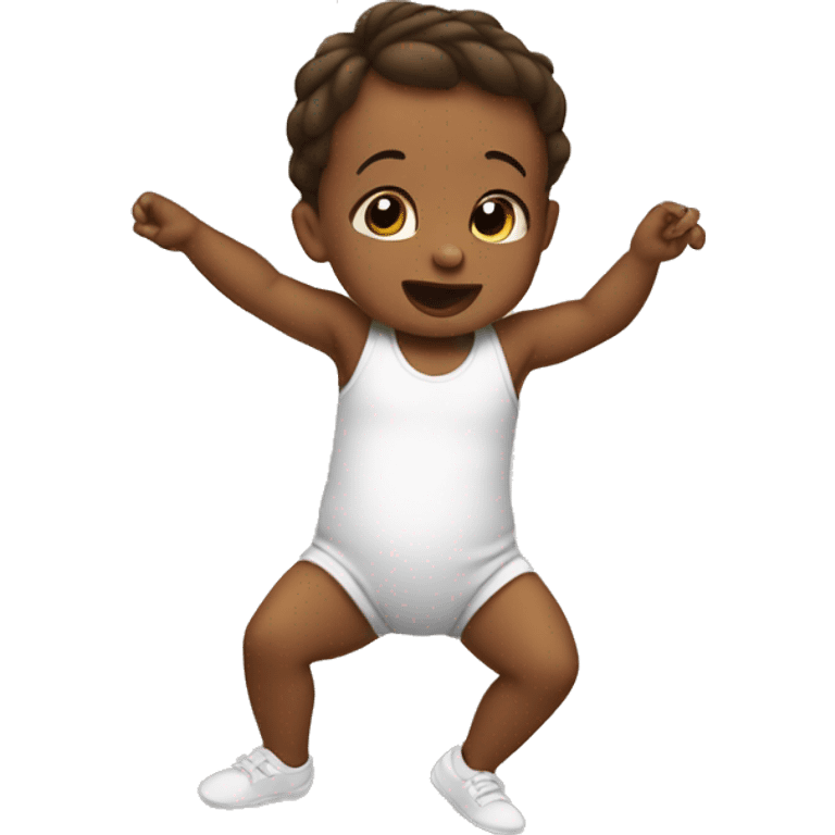 Baby dancing emoji