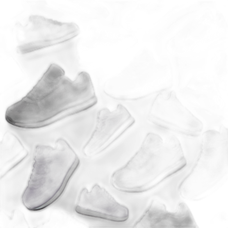 sneakers black, purple and chrome emoji