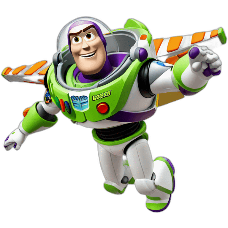 buzz lightyear flying emoji