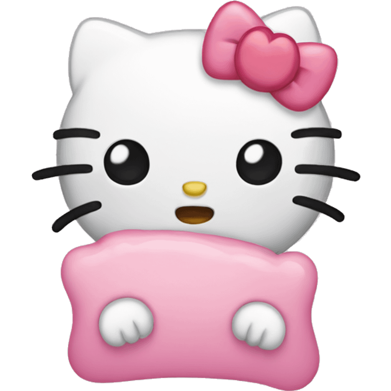 Hello kitty crying  emoji