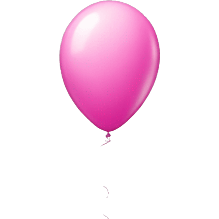 Pink balloon emoji