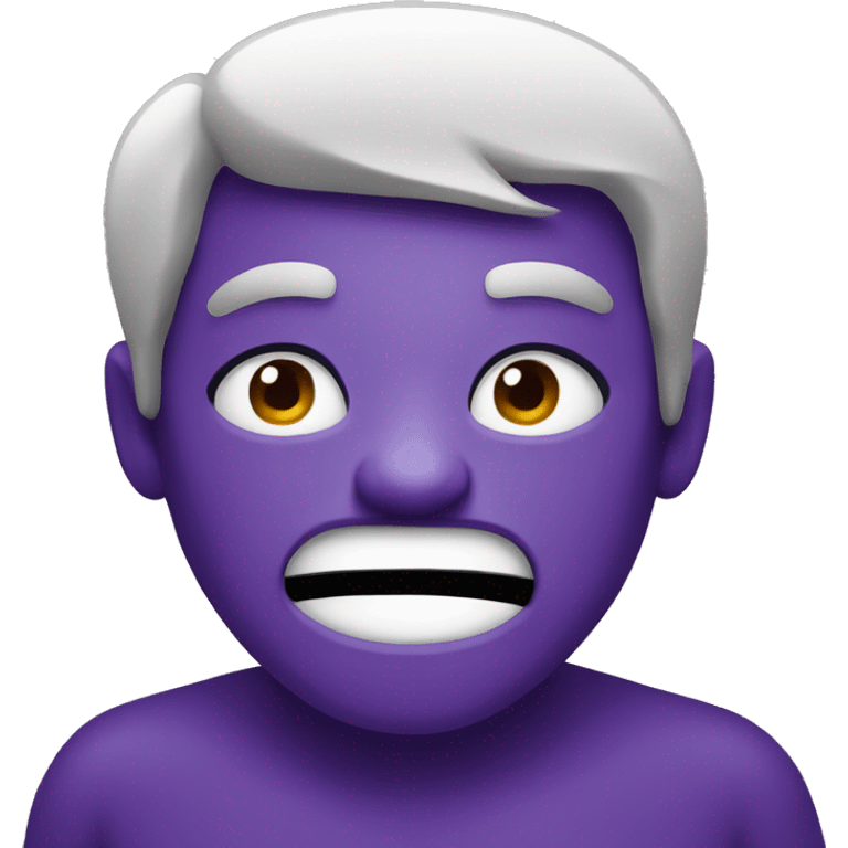 upset purple emoji emoji