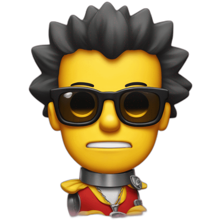 Bart simpson with desperados emoji