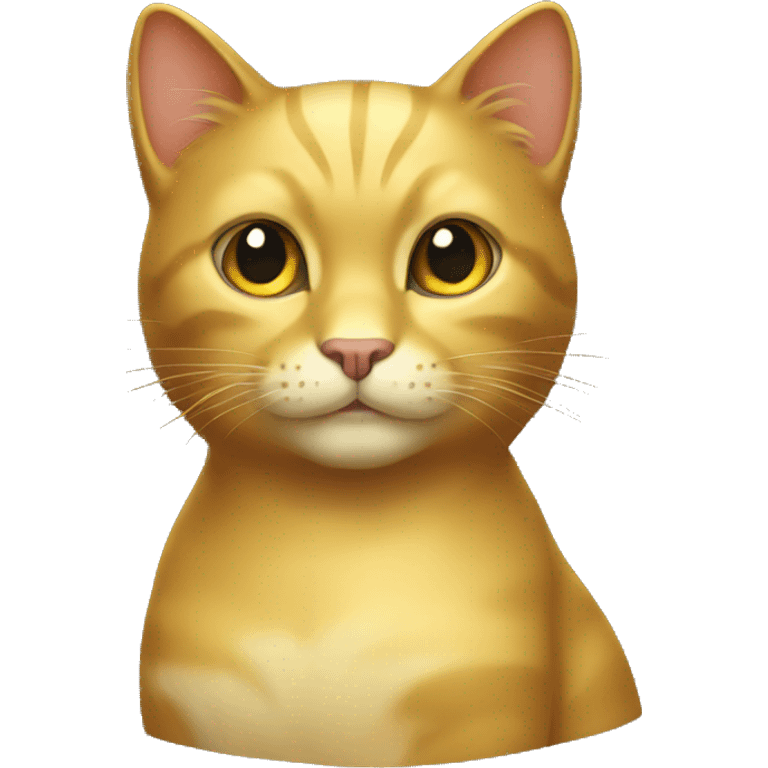 gold cat emoji