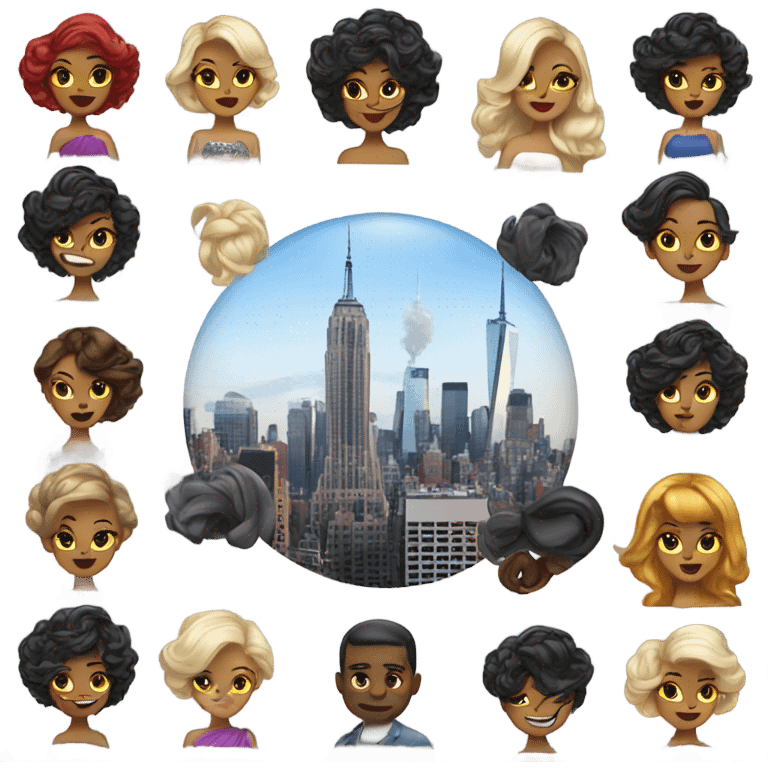 Glamorous New York City emoji