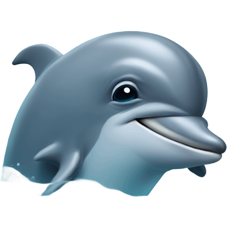 sad dolphin emoji