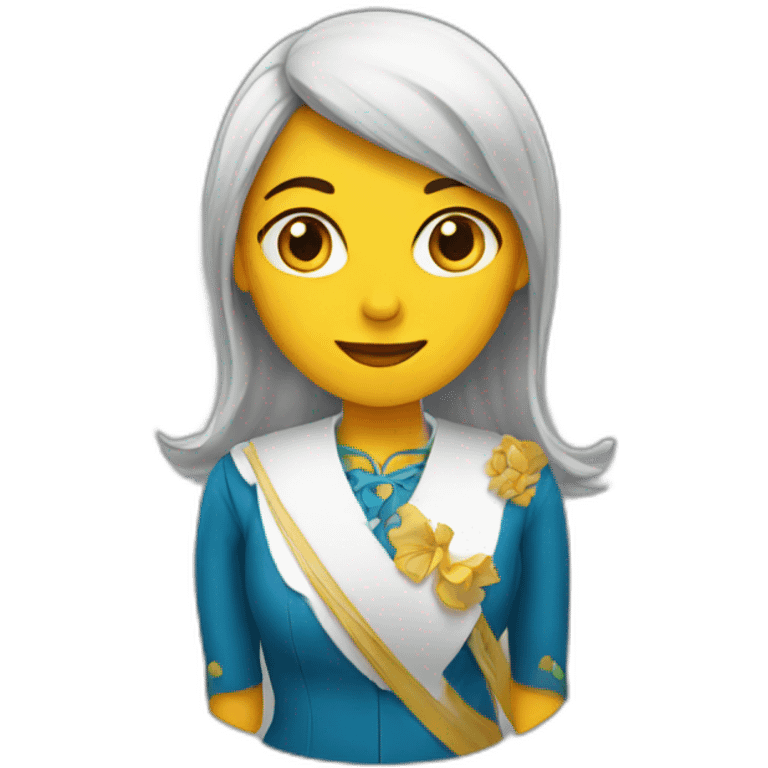 Mujer traje zaragoza emoji