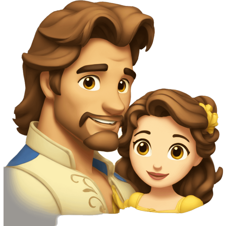 belle and the beast emoji