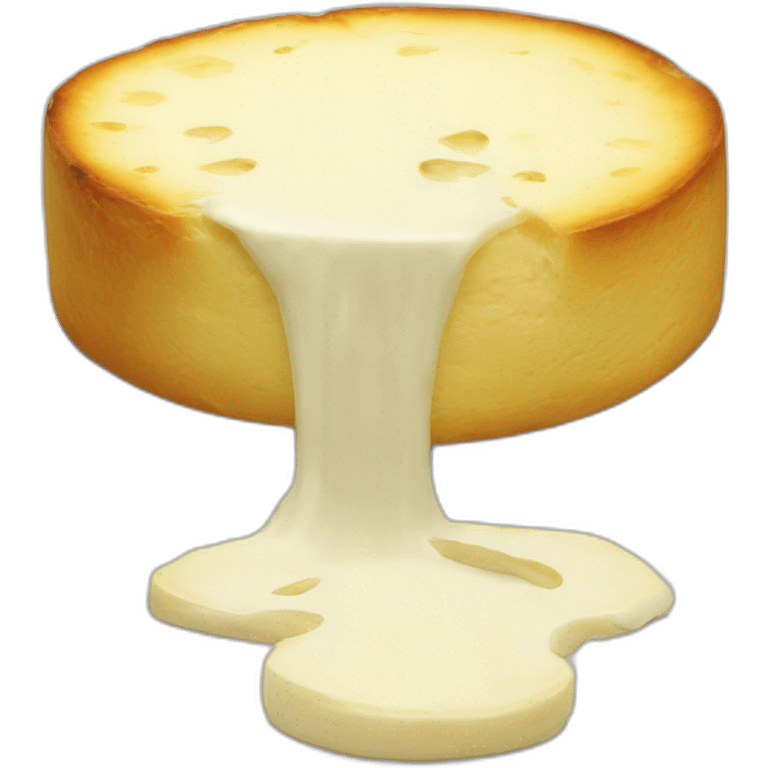 Camembert fondu emoji