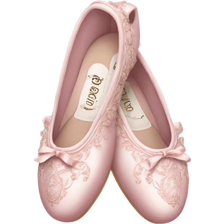  rococo light pink ballet shoes  emoji