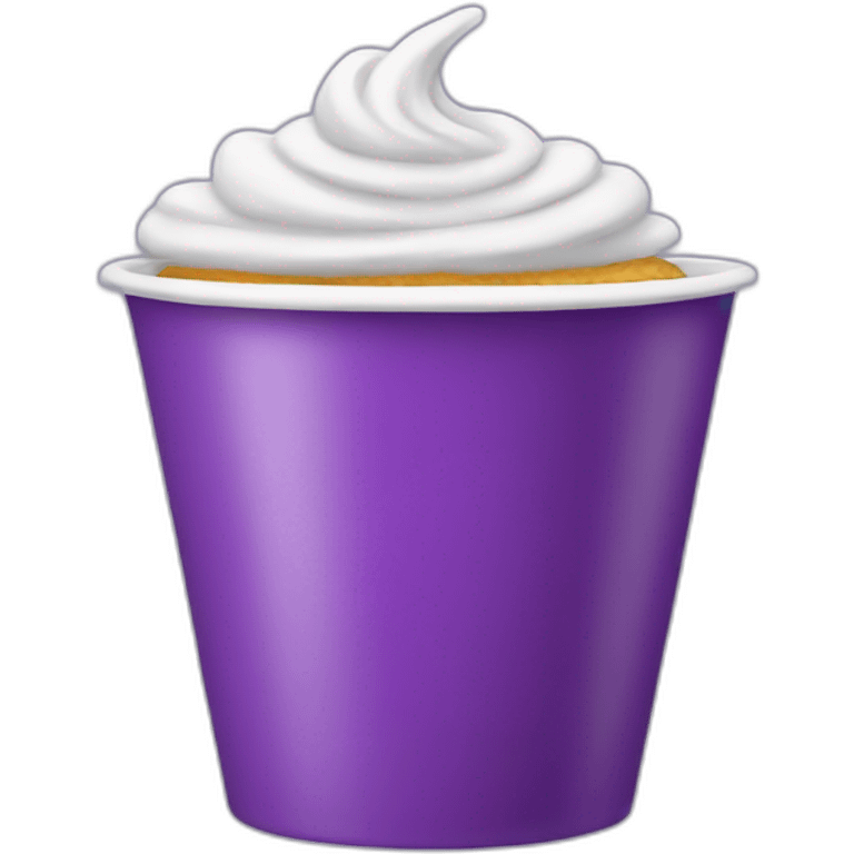 Purple cup emoji