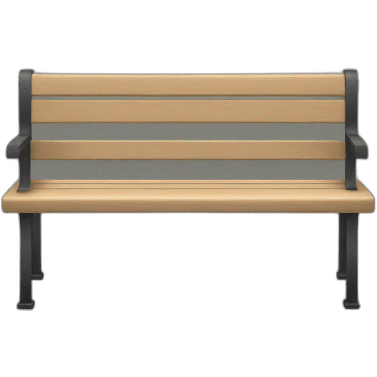 un banc d'ecole emoji