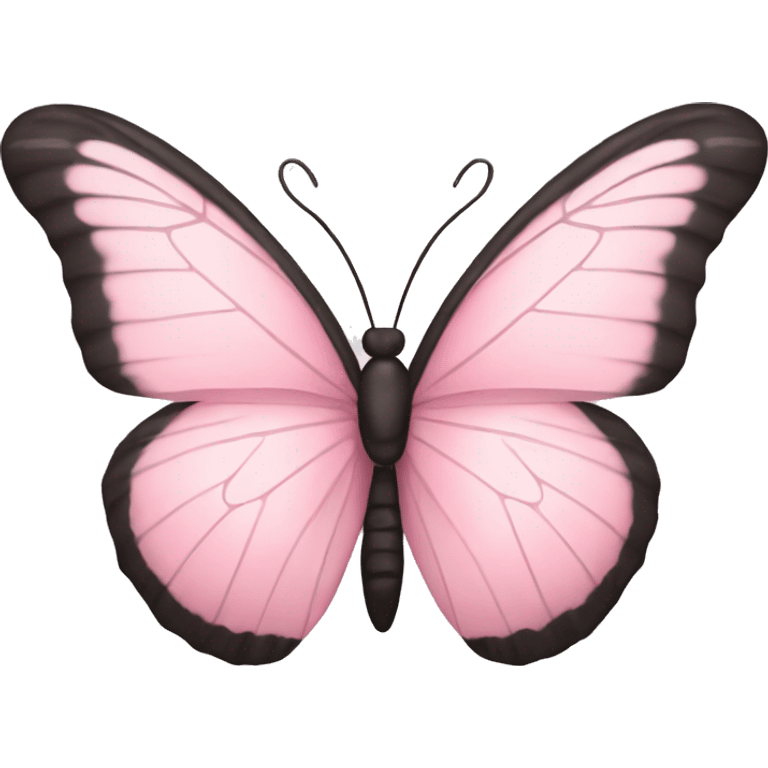 Light pink butterfly emoji