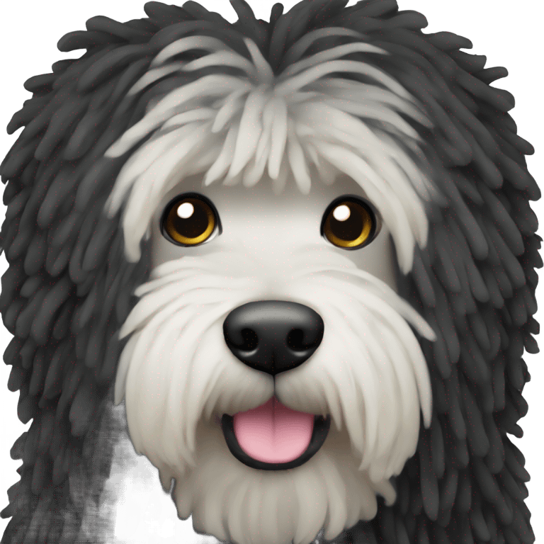 Black puli emoji