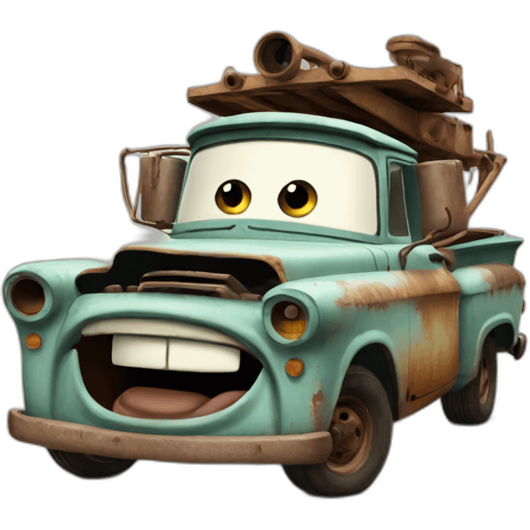 mater from cars movie emoji