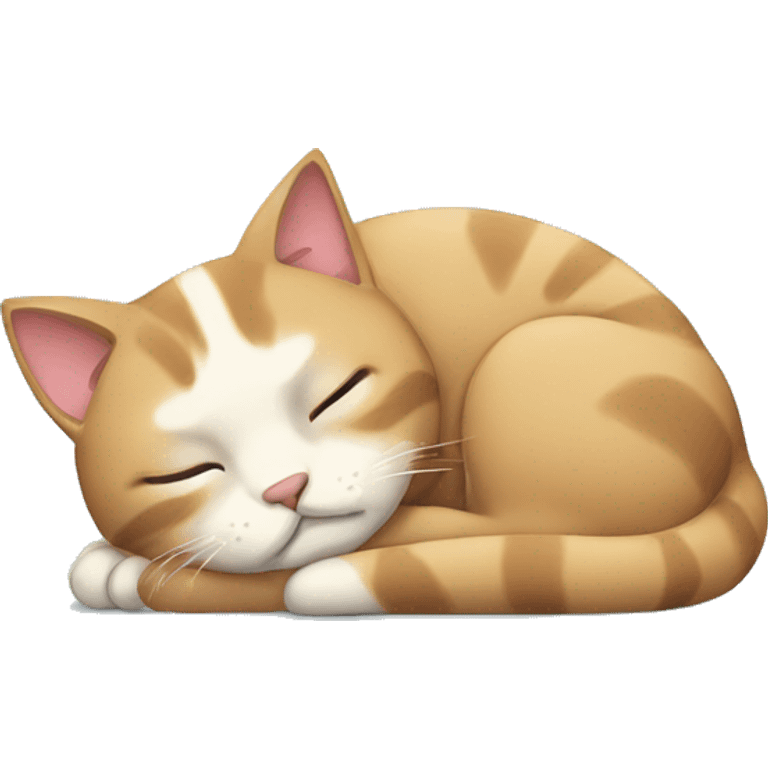 Sleepy cat emoji