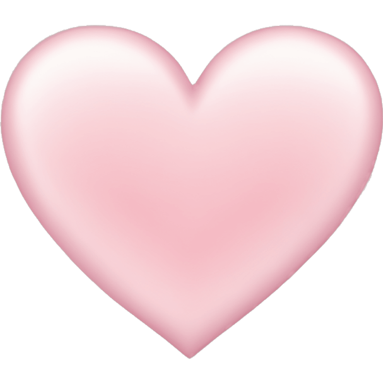 light pink heart  emoji