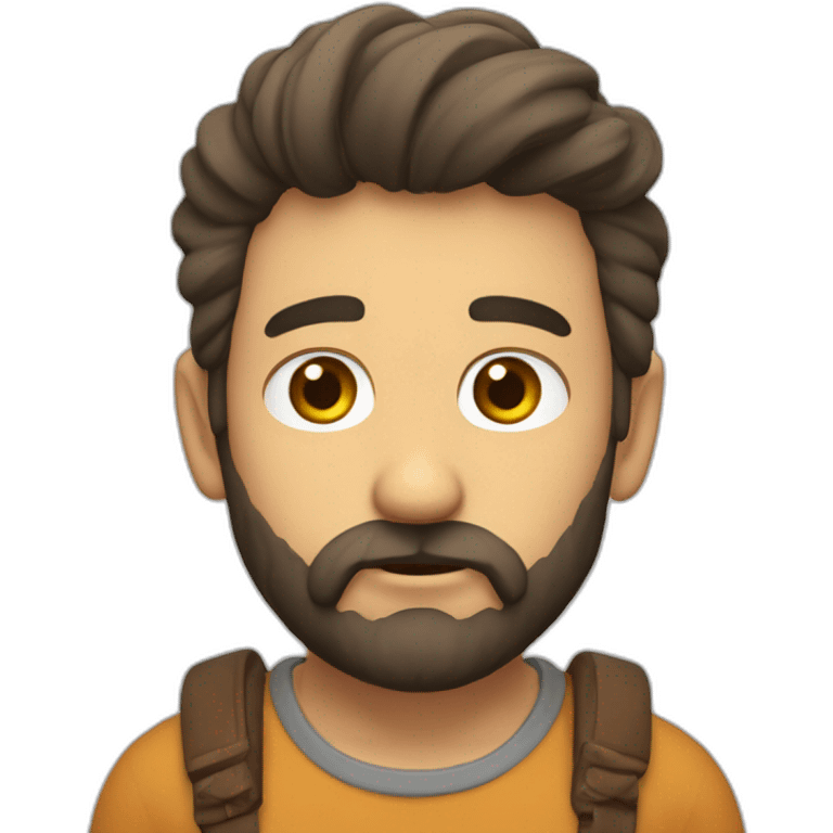 Minios calvo con barba canosa emoji