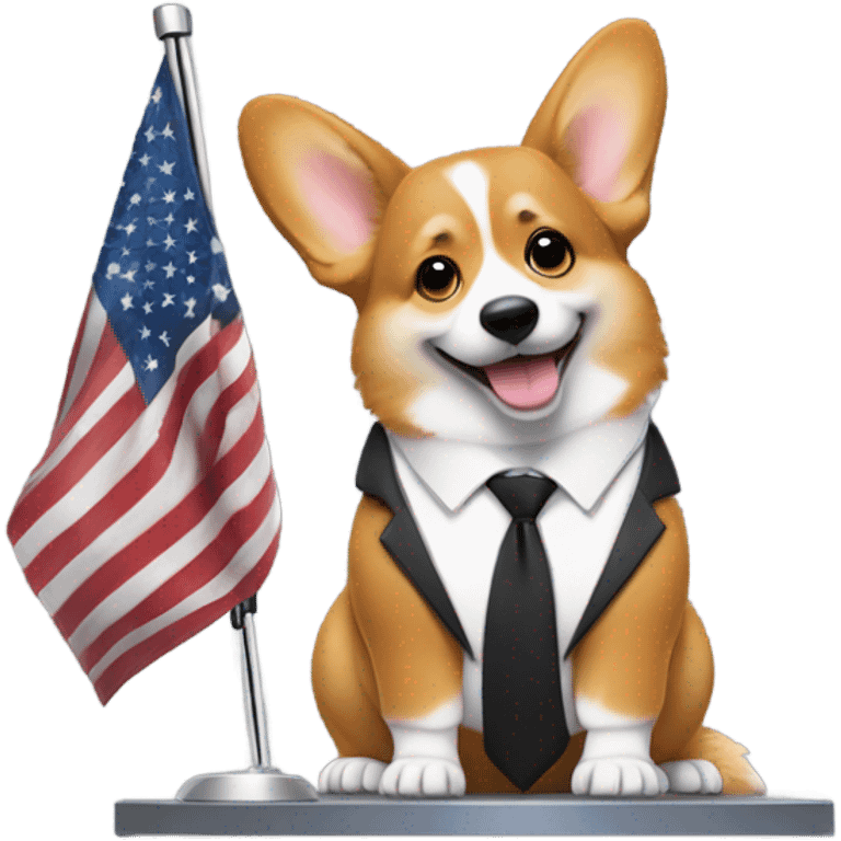 Corgi politician emoji