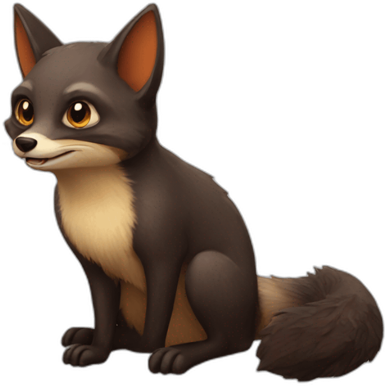 bat fox otter emoji