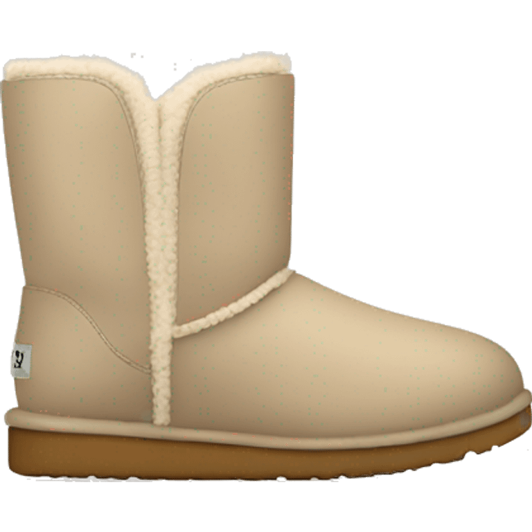 Uggs in light beige emoji