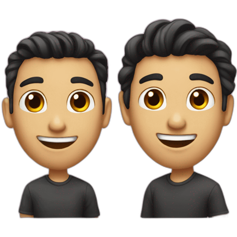 xi and puting best friend forever emoji