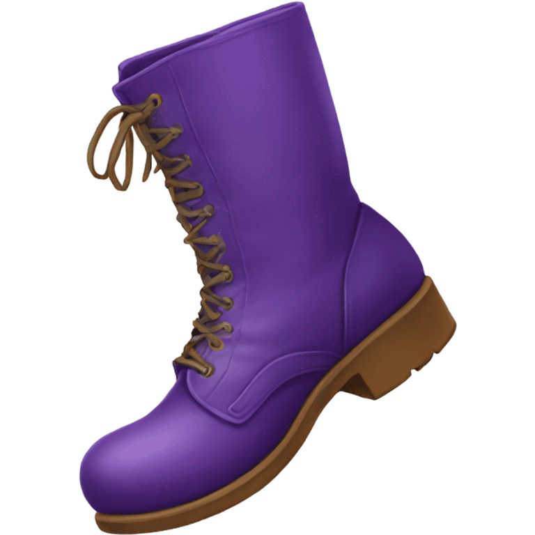 Purple boot emoji