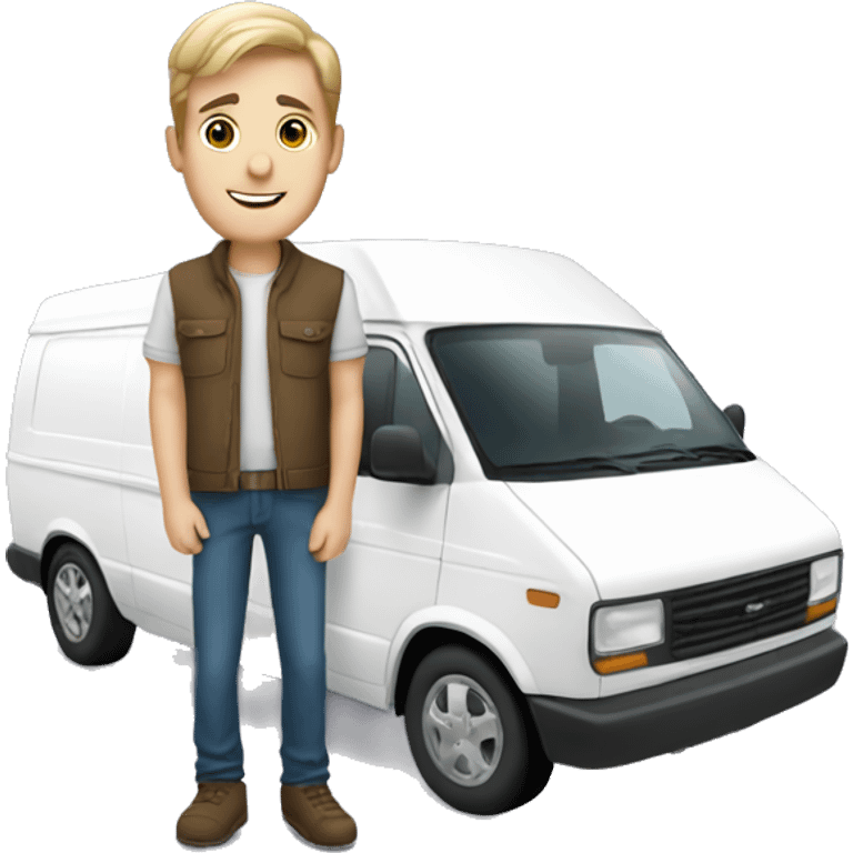 Dan and his white van  emoji