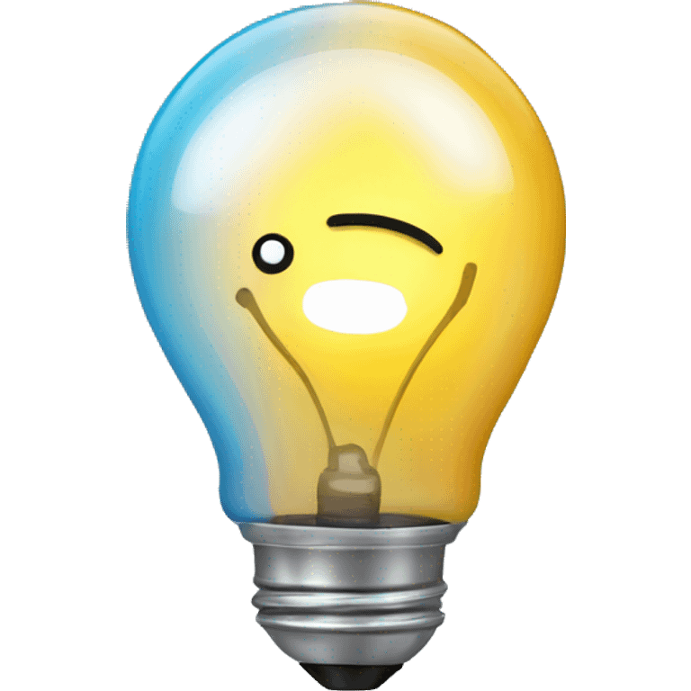 IA chatbot lightbulb emoji