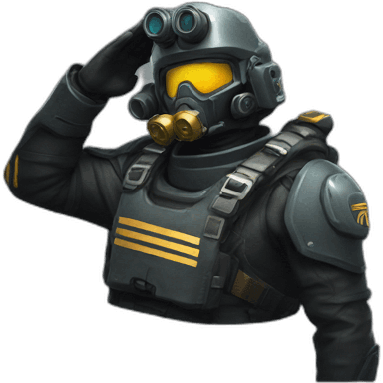 Helldivers salute emoji