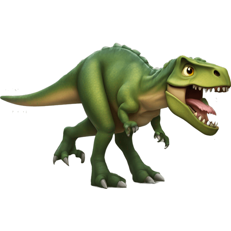 Dinosaurios y un moño emoji