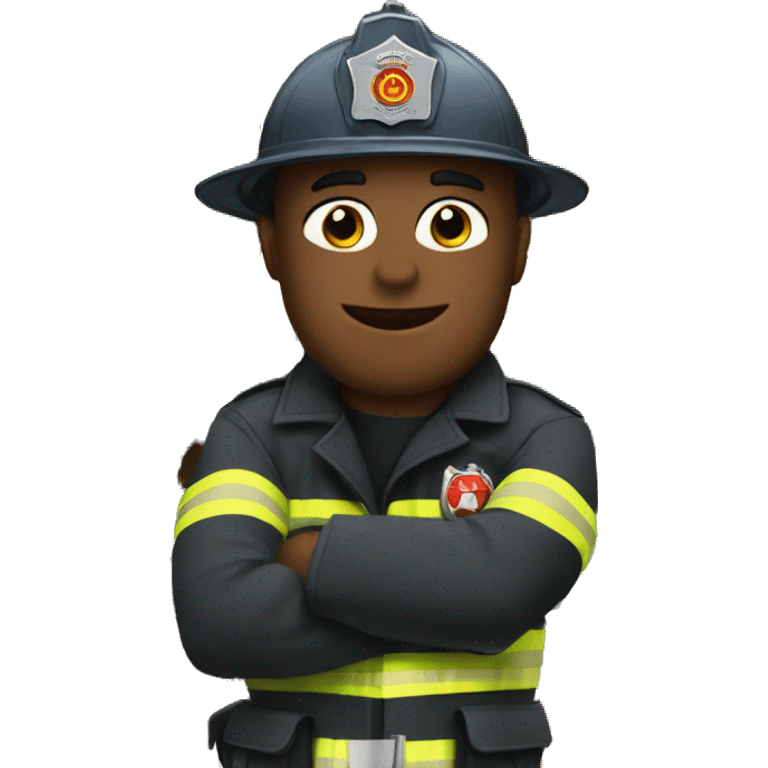 fireman with books emoji