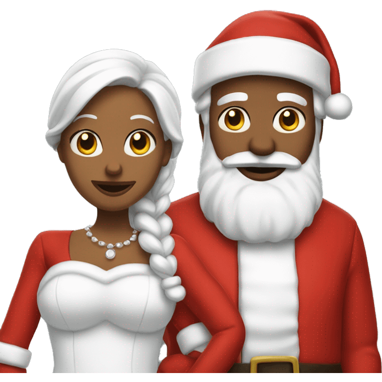 Mr and Mrs clause  emoji