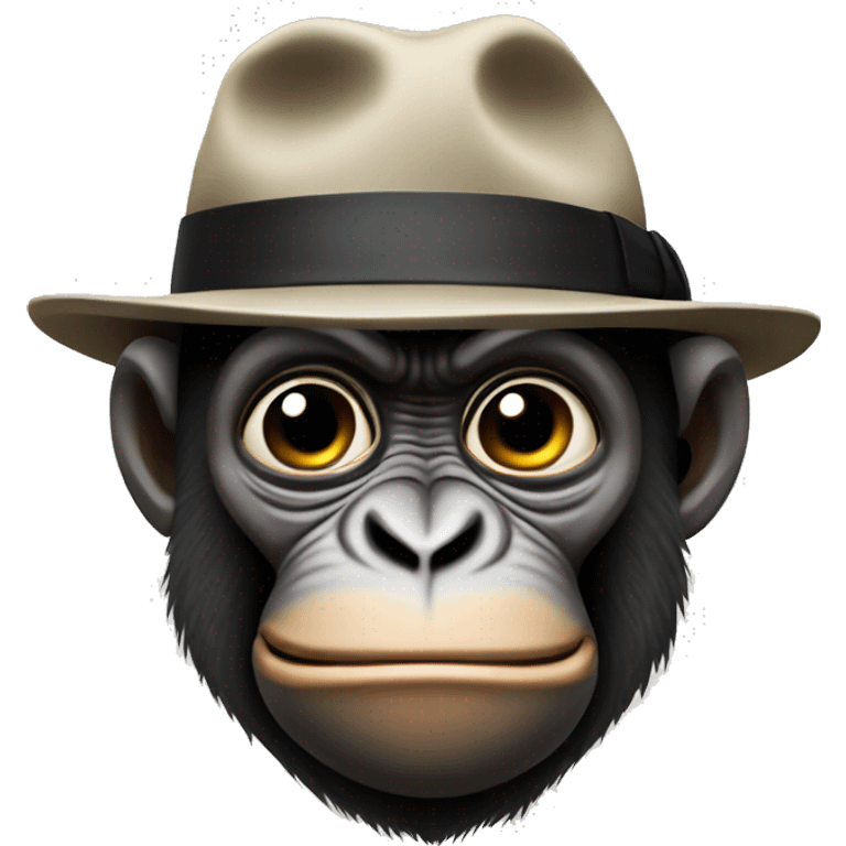 gangster mafia monkey emoji