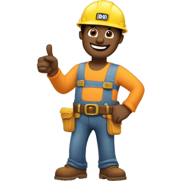 bob the builder doing thumbs  emoji