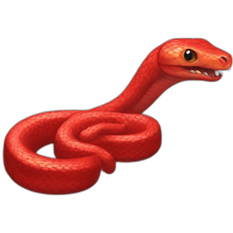 Red Snake  emoji