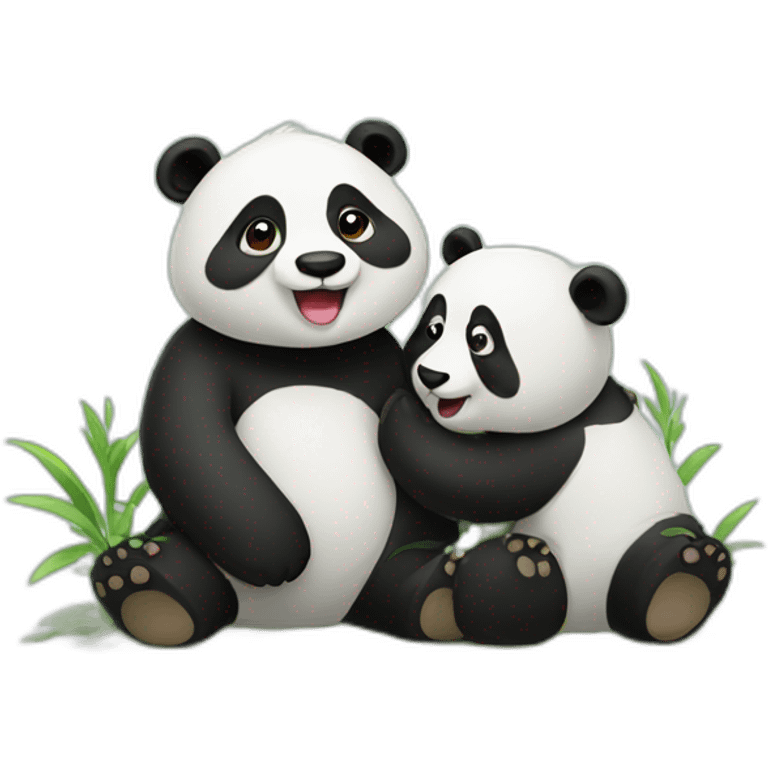 Love panda  emoji