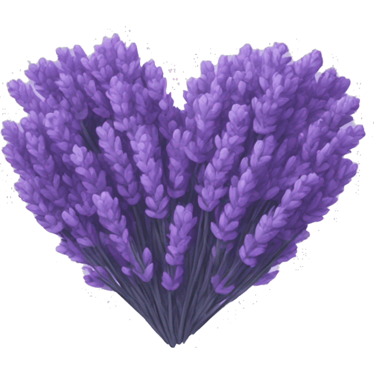 Lavender heart emoji