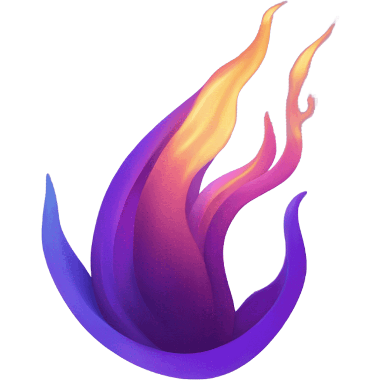 Purple Flame emoji