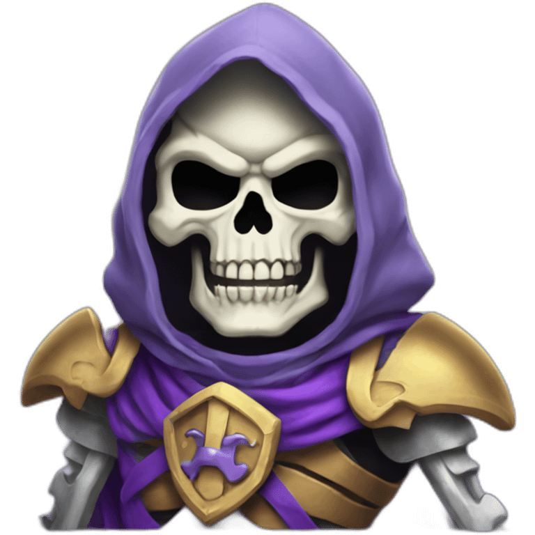 skeletor with sword emoji