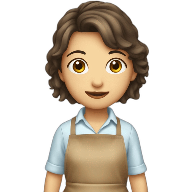 Cute apron emoji