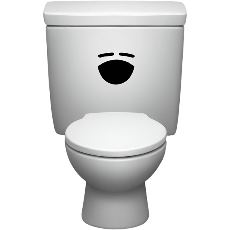 toilet with man head emoji